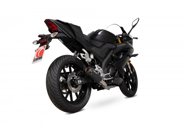 Scorpion Red Power Komplettanlage für Yamaha YZF R 125 / R 15 2019-2020 Motorräder